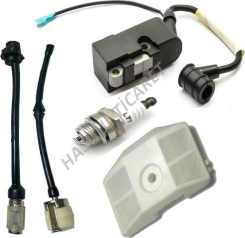 Motorlu Testere Ateşleme Bobini Buji Benzin Yağ Hava filtresi Set