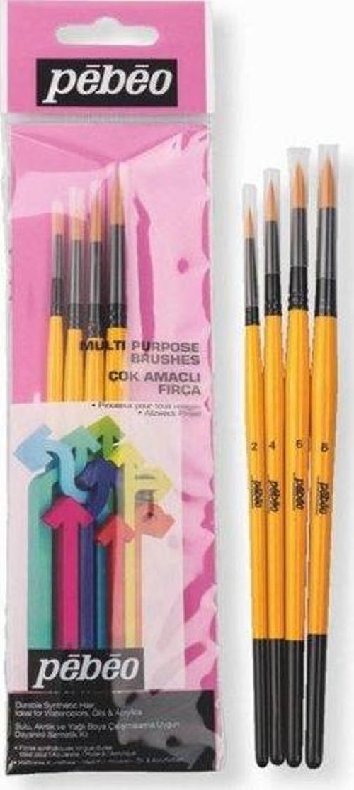 Set 2 4lü Suluboya Fırça Seti