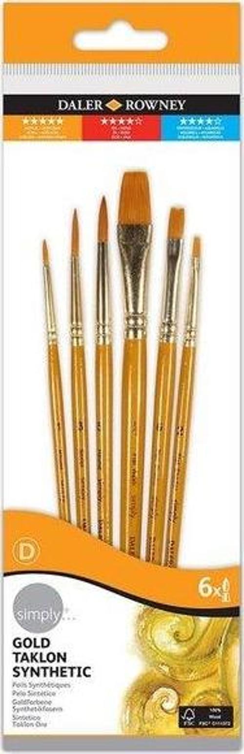 Gold Taklon 6lı Kısa FırçaSeti 21620600