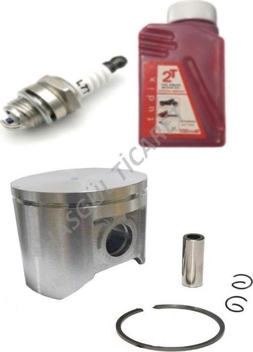 Motorlu Testere Husqvarna 359 47mm Piston Buji 2T 100ml Yağ