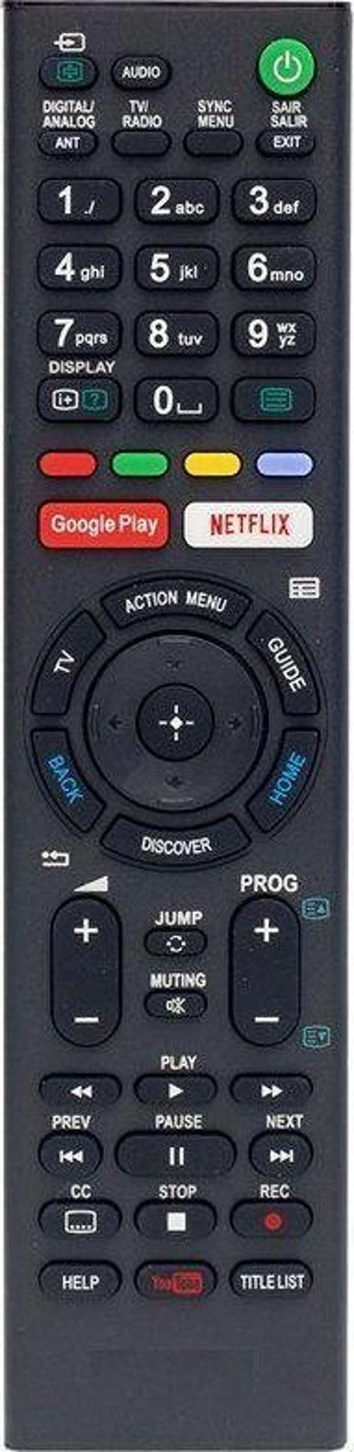 SONY RMF-TX300J 4K Android Led Televizyon Kumandası 