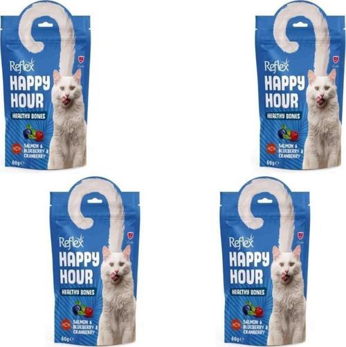 Happy Hour Somon ve Yaban Mersinli Kedi Ödül Maması 60 gr X 4 Adet