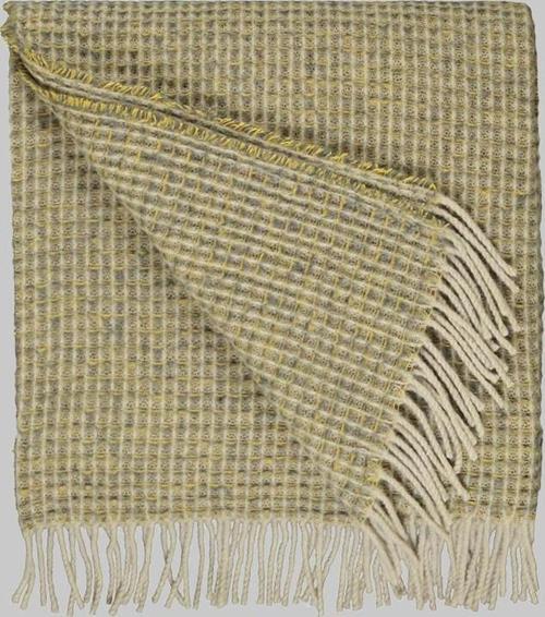Lerna Sarı Throw,  130x180 cm
