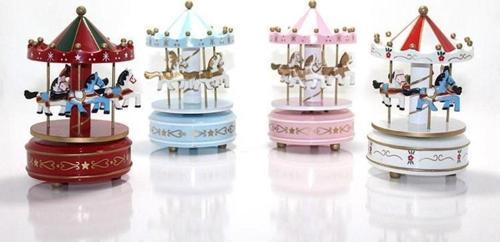 1 Adet Atlı Karınca Özel Işlemeli Özel Renk Müzik Kutusu Dekoratif Hediyelik