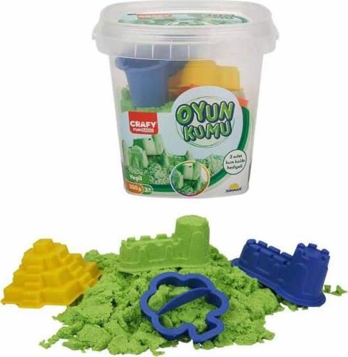 Crafy Oyun Kumu Seti Yeşil 350 g