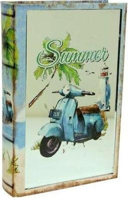 Kutu Kitap Aynalı Scooter