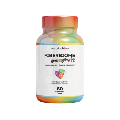 Fiberbiome-Gummy Vit Vitamin Beta Glukan Ve Prebiyotik