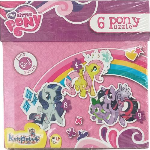 Little Pony 6 lı Puzzle Çocuk Pazıl