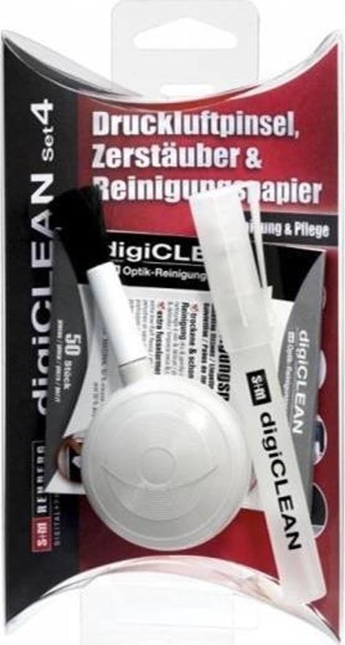 S+M Rehberg Optik Temizleme Kağıdı (50 Yaprak) + 50ml Optik Sprey + Fırça Başlıklı Hava Pompası (Küçük)