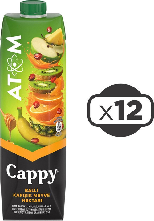 Atom Meyve Suyu 1 Lt x 12 Adet