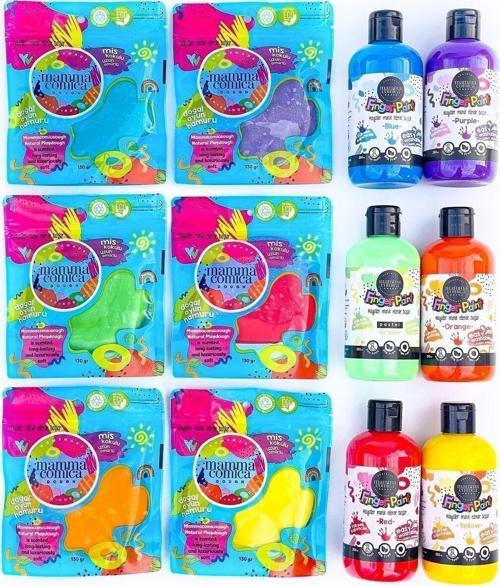 12'li Set - ( Eco Friendly Pack) Parmak Boya