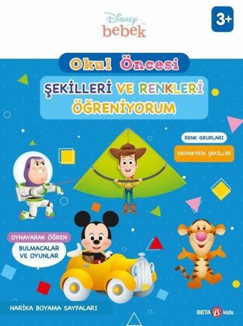 Disney Eğitsel Okul Öncesi Şekilleri ve Renkleri Öğreniyorum 3+Yaş