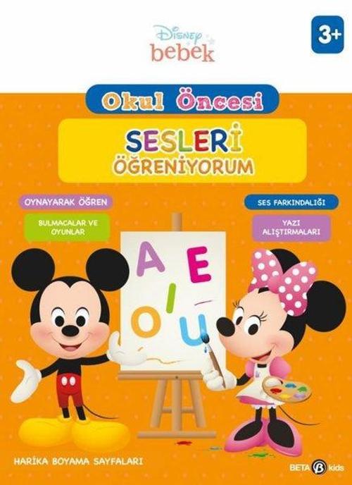 Disney Eğitsel Okul Öncesi Sesleri Öğreniyorum 3+Yaş