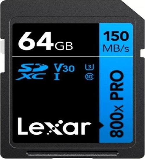 64GB 800x Pro 150Mb/s SDXC Hafıza Kartı