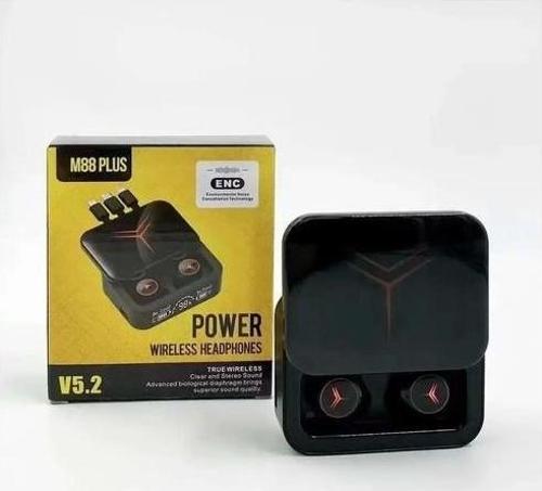Bluetooth Kulaklık  Plus Şarj Göstergeli Powerbank Özellikli Taşınabilir Şarj Kutusu ile  LED Ekran
