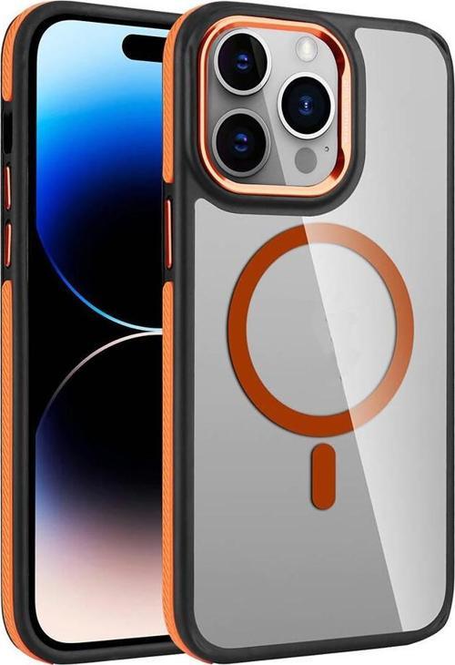 Apple iPhone 14 Pro Kılıf Magsafe Şarj Özellikli Mat Görünümlü Zore Solo Kapak