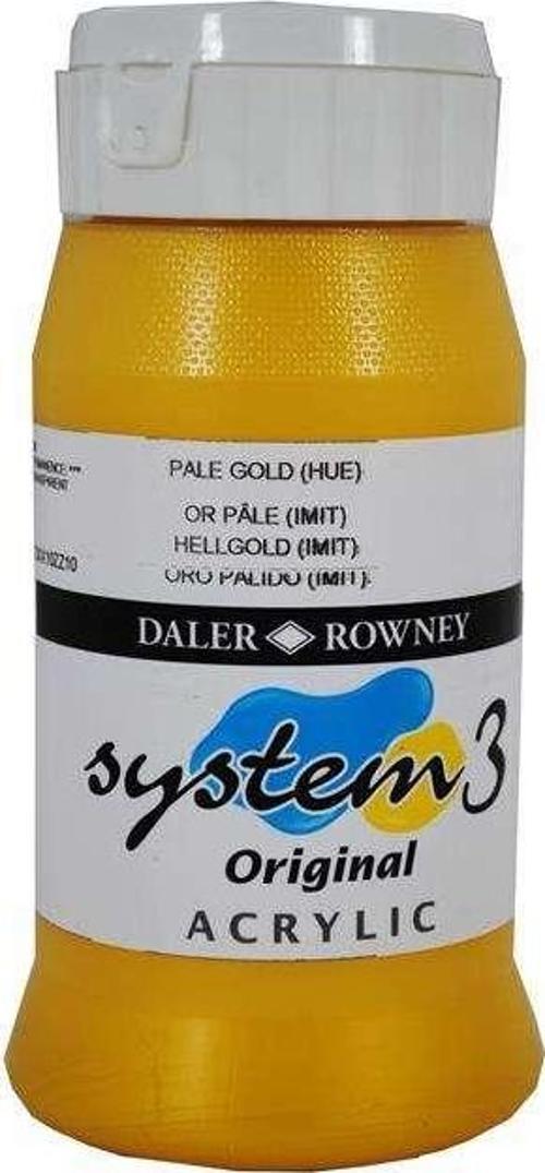System3 Akrilik Boya 500 ml Pale Gold Hue 708