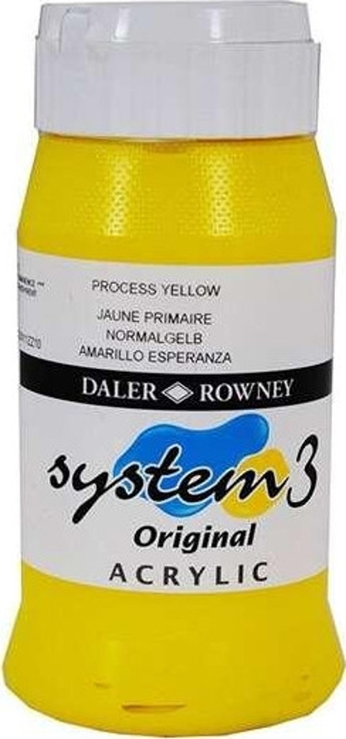 System3 Akrilik Boya 500 ml Process Yellow 675