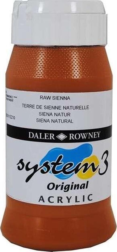 System3 Akrilik Boya 500 ml Raw Sienna 667