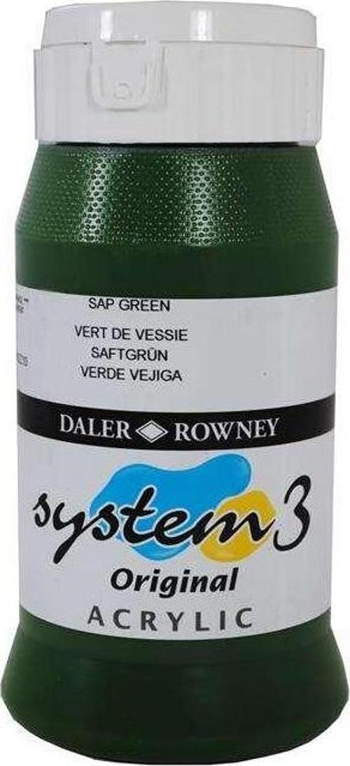 System3 Akrilik Boya 500 ml Sap Green 375