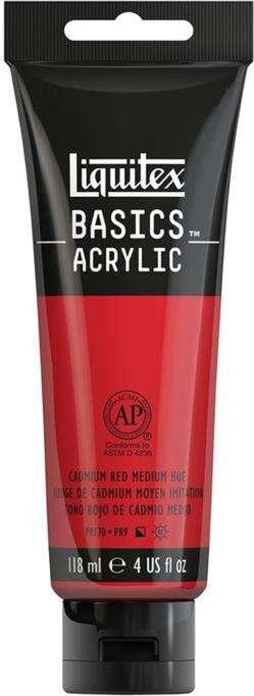 Liquitex Basics Akrilik Boya 118 ml Cadmium Red Medium Hue 151