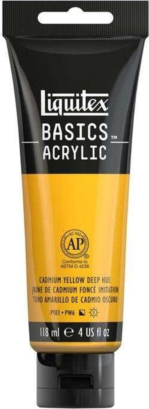 Liquitex Basics Akrilik Boya 118 ml Cadmium Yellow Deep Hue 163
