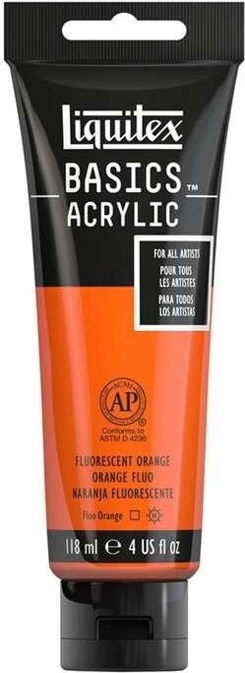 Liquitex Basics Akrilik Boya 118 ml Fluorescent Orange 982