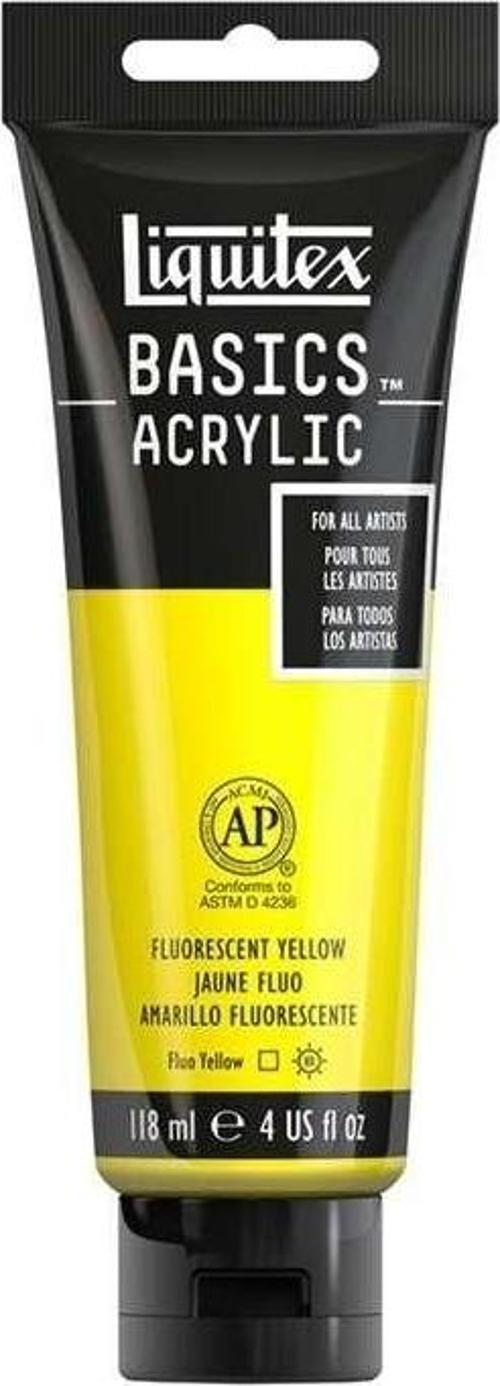 Liquitex Basics Akrilik Boya 118 ml Fluorescent Yellow 981