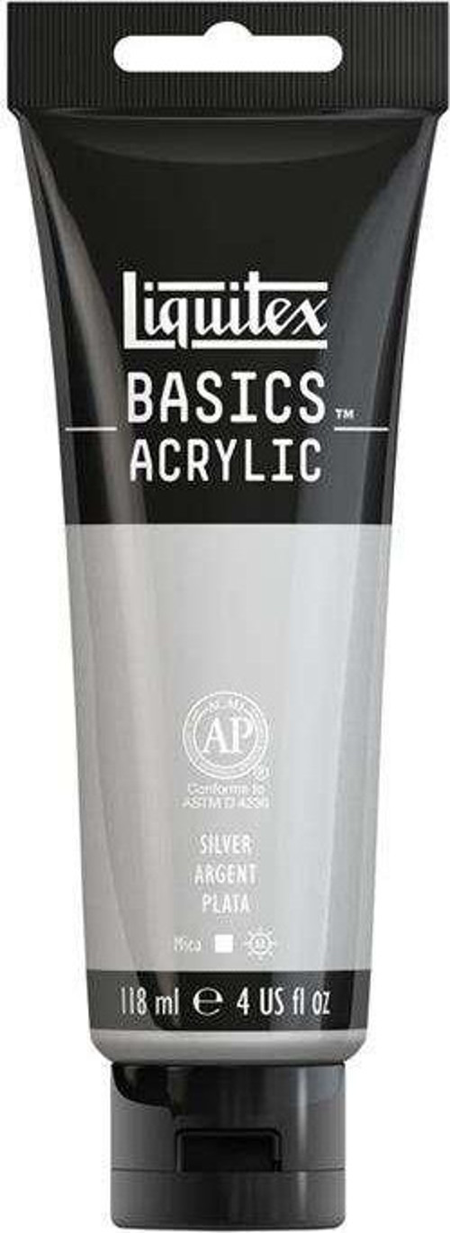 Liquitex Basics Akrilik Boya 118 ml Silver 236