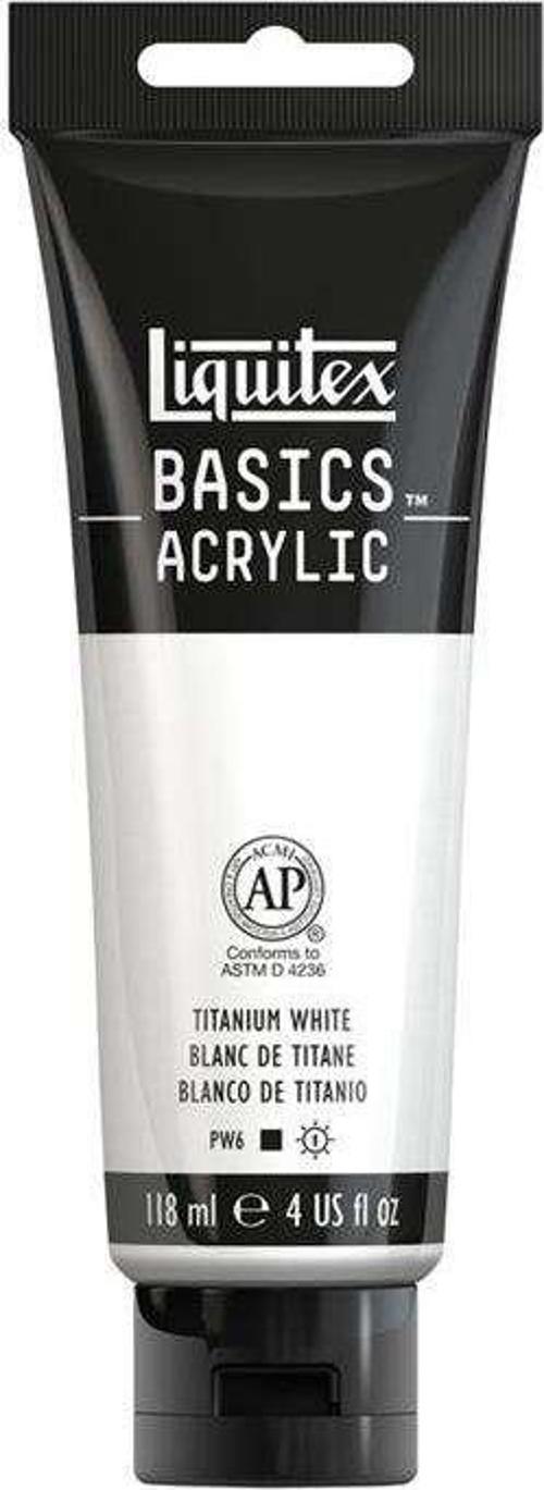 Liquitex Basics Akrilik Boya 118 ml Titanium White 432