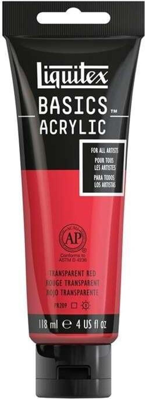 Liquitex Basics Akrilik Boya 118 ml Transparent Red 47