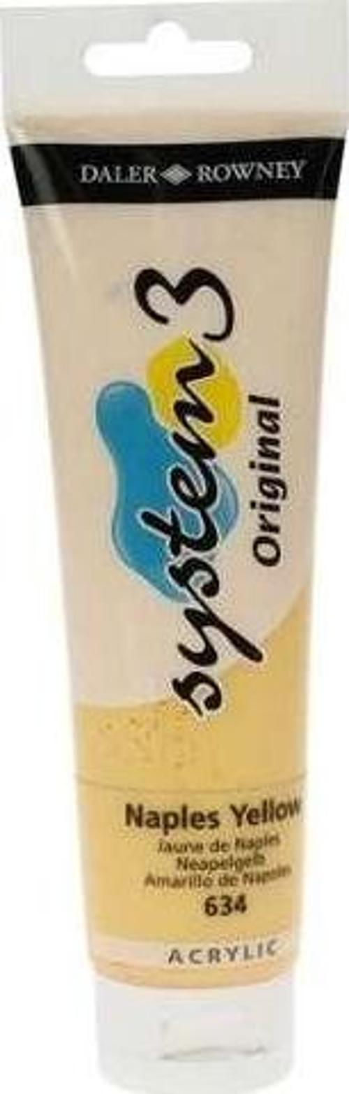 System3 Akrilik Boya 150 ml Naples Yellow 634