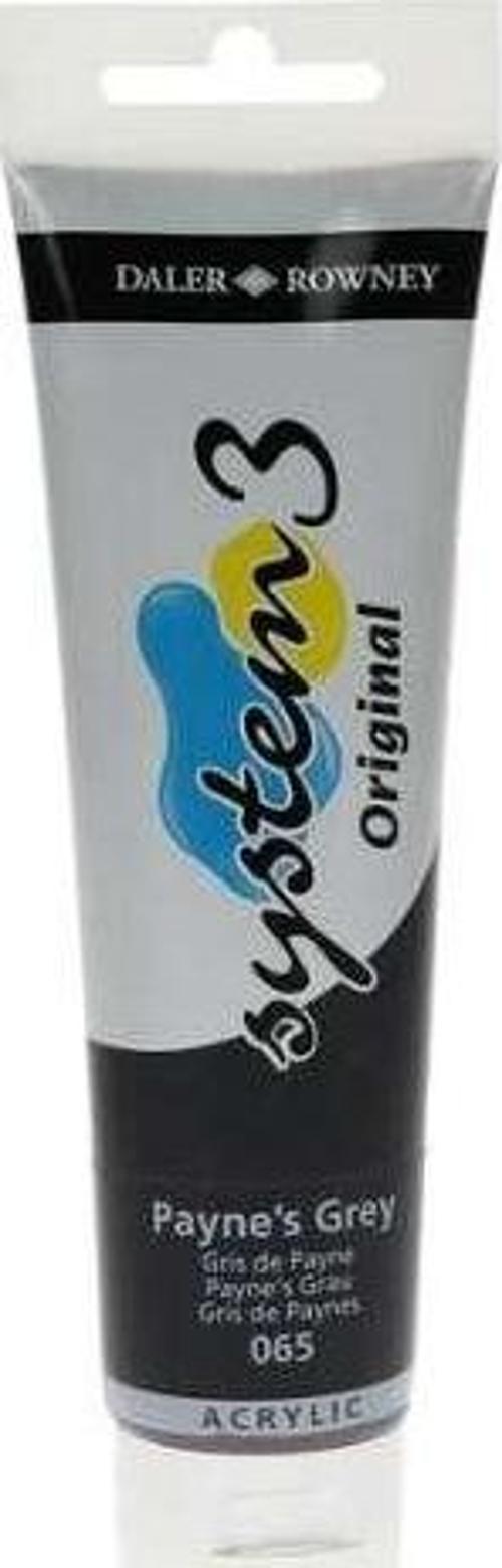 System3 Akrilik Boya 150 ml Paynes Grey 68