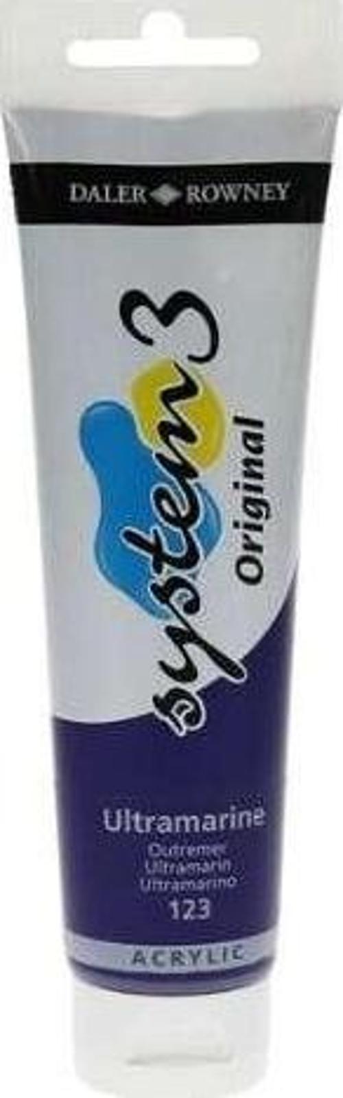 System3 Akrilik Boya 150 ml Ultramarine 123