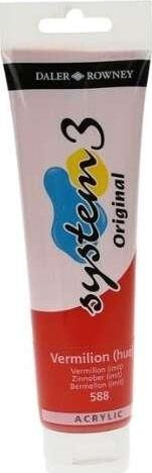 System3 Akrilik Boya 150 ml Vermilion Hue 588