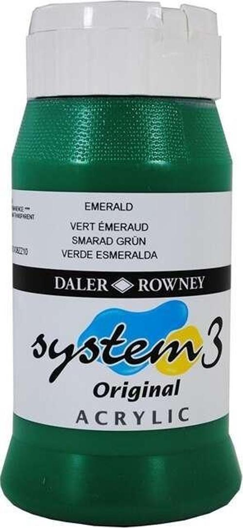 System3 Akrilik Boya 500 ml Emerald 335