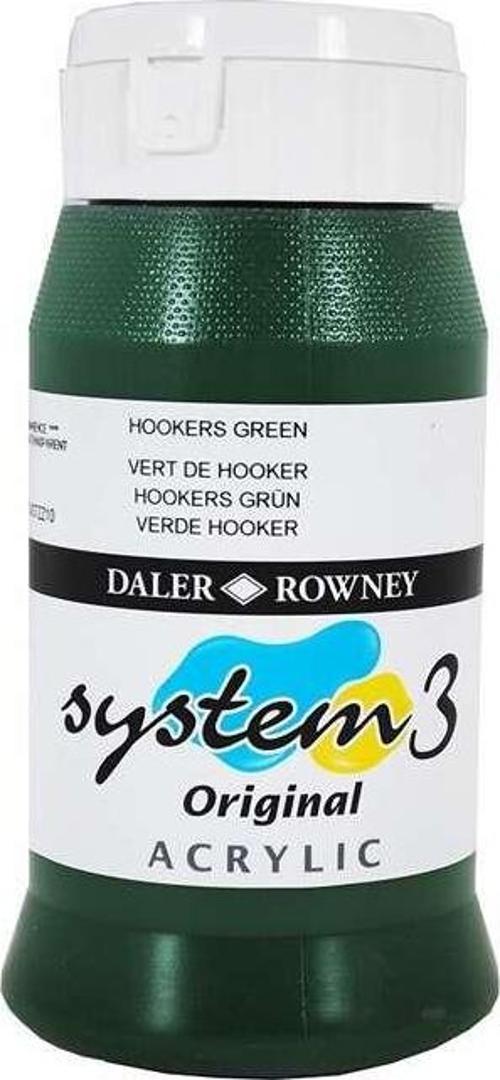 System3 Akrilik Boya 500 ml Hookers Green 352