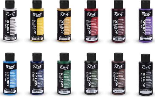 Master Akrilik Boya Seti 120 ml 12li Ana Renkler