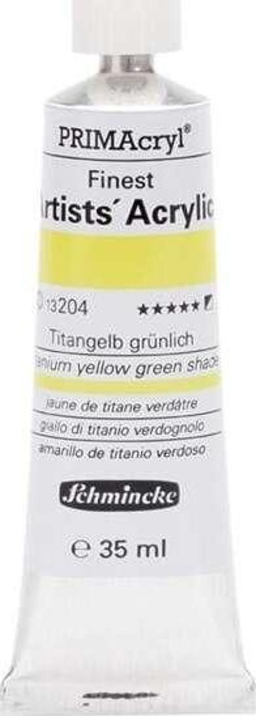 PRİMAcryl Artist Akrilik Boya 35 ml Seri 2 Titanium Yellow Green Shade 204