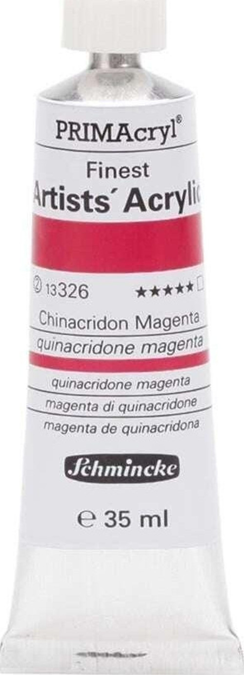 PRIMAcryl Artists Profesyonel Akrilik Boya 35 ml Seri 2 Quinacridone Magenta 13326