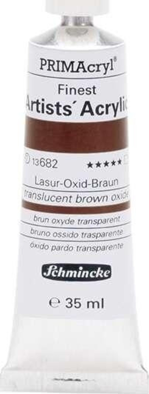 PRİMAcryl Artist Akrilik Boya 35 ml Seri 1 Translucent Brown Oxide 682