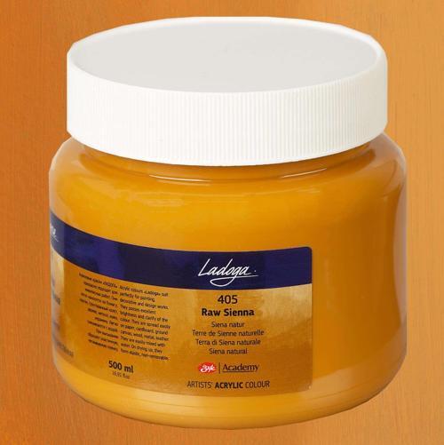 Ladoga Akrilik Boya 500 ml Raw Sienna 405