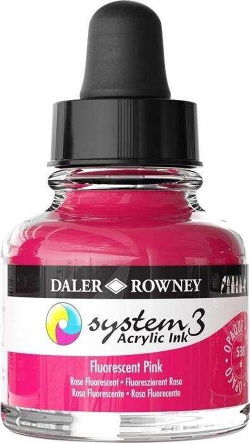 System3 Akrilik Mürekkep Boya 29.5 ml Fluorescent Pink