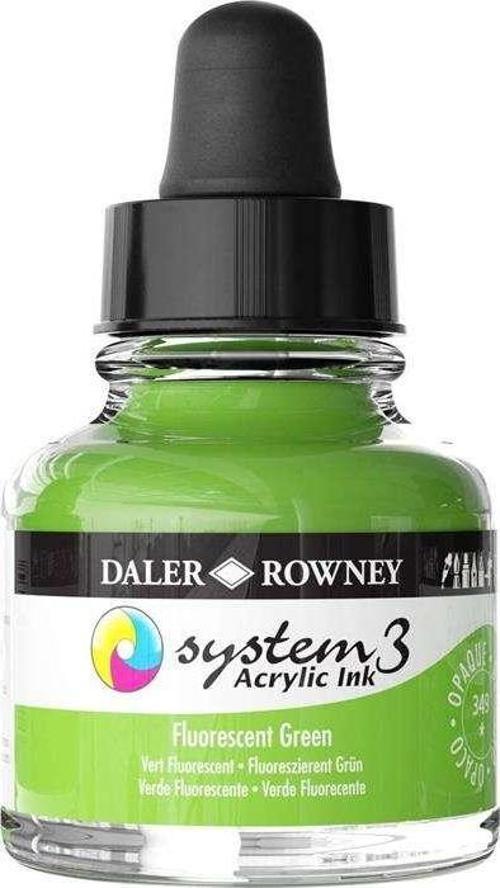 System3 Ink Akrilik Mürekkep 29.5 ml Fluorescent Green