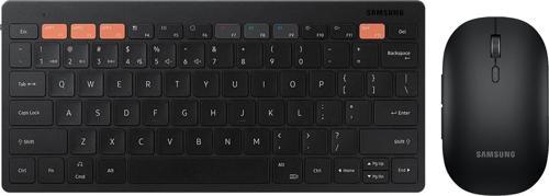 Trio 2'li Set Kablosuz Klavye Slim Mouse Set Siyah