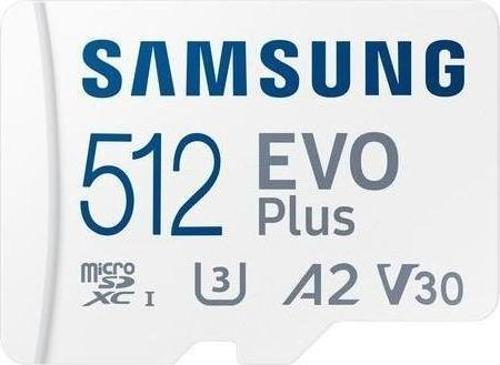 EVO Plus 512GB Hafıza Kartı 130 MB/s Micro SDHC Kart SD Adaptör MB-MC512KA/TR