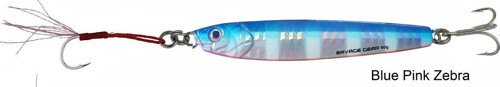 3D Slim Minnow 20 gr 7,5 cm Jig Suni Yem Blue Pink Zebra