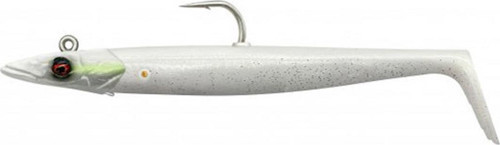 Sandeel V2 17.5 cm 65 gr White Pearl Silver 2+1