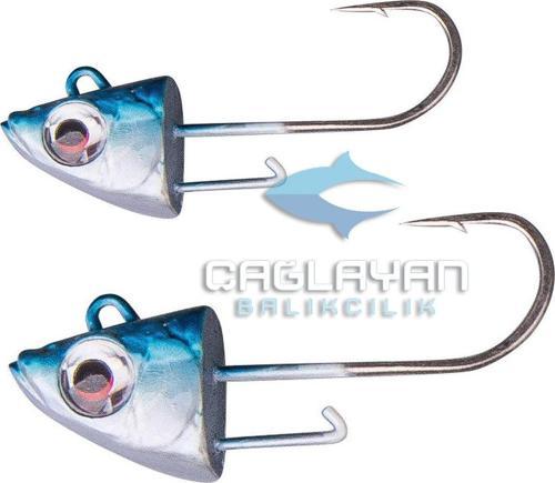 3D Sardine Jigheads 10 cm #1/0 2 Pcs 15 gram