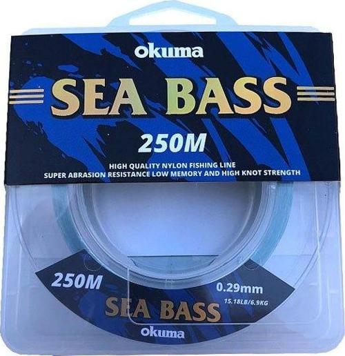 Sea bass Nylon Moss Green Color 250 m 0,41mm